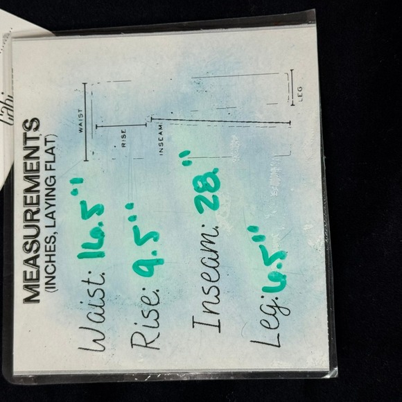 Cabi Black Straight Leg Zip Detail Pants Trousers Size 8 - Picture 9 of 9